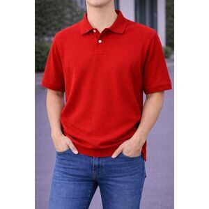Arrow Short Sleeve Polo Red S